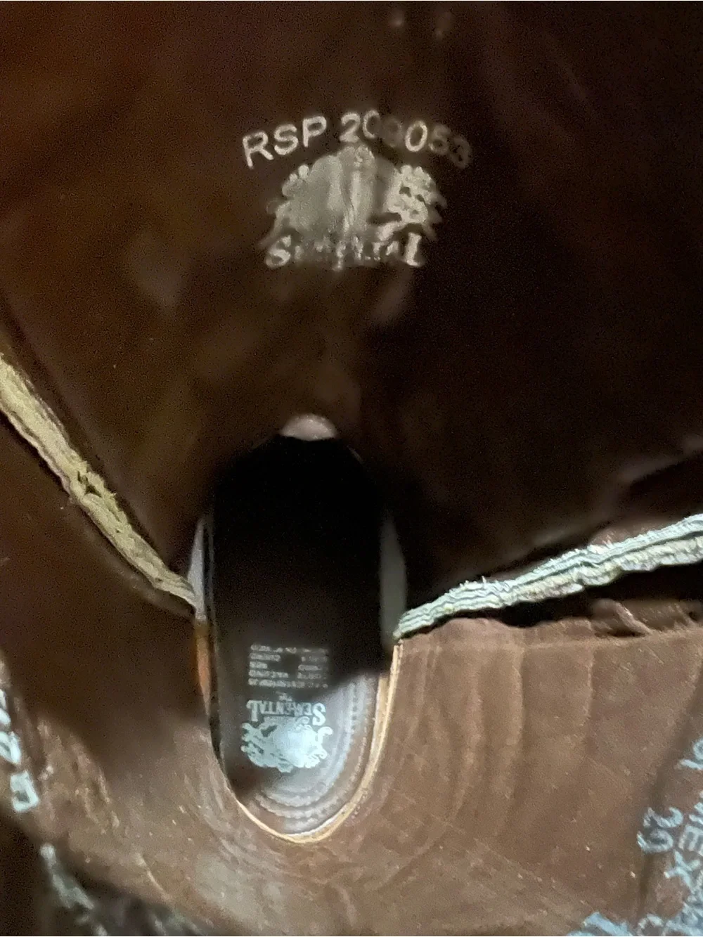 Rancho Sedona Men’s Brown & Navy Cowboy Boots